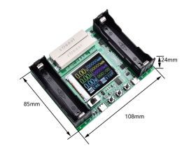 Battery Capacity Tester for 18650 Lithium Battery Voltage Current Indicator 1.77in TFT LCD Display Module